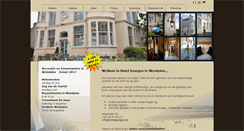 Desktop Screenshot of hotelgeorges.be